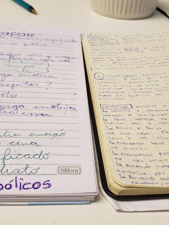 Pensar e anotar é solitário